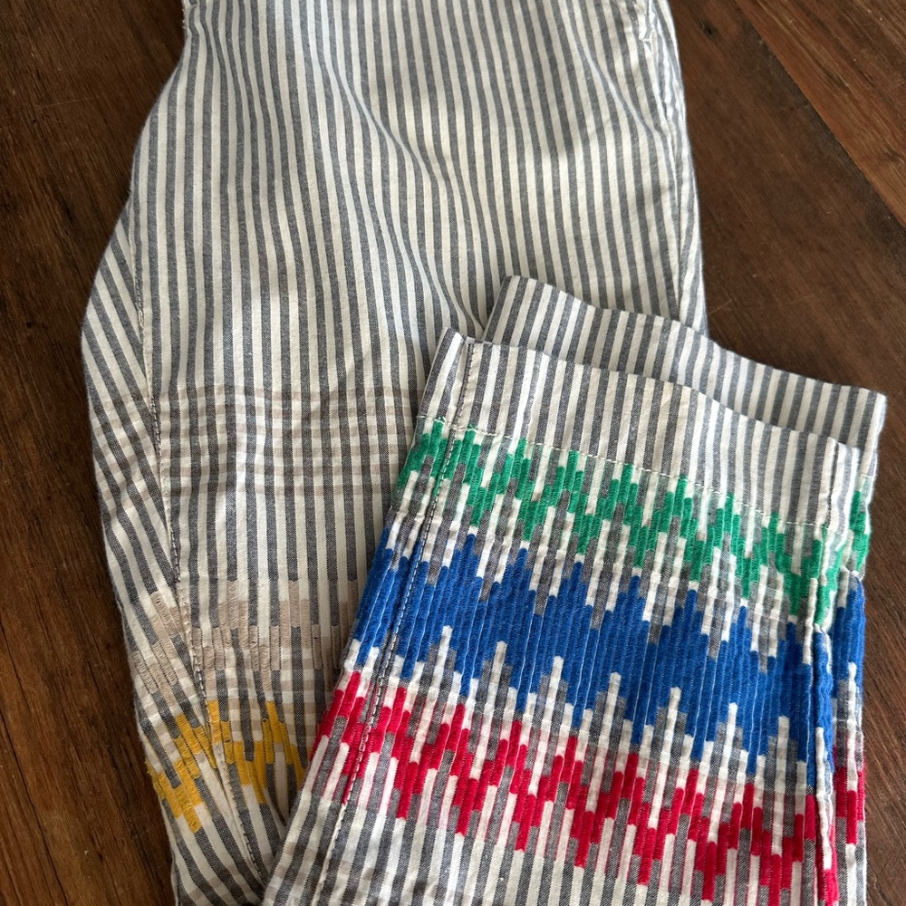 Cartonnier embroidered pants as. 6 Anthropologie - Picture 3 of 3